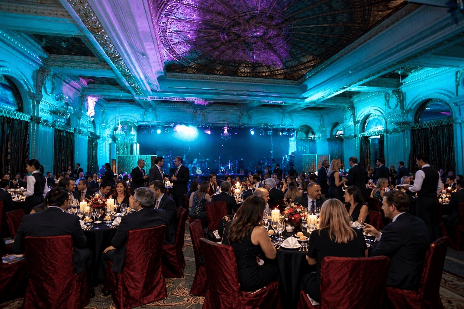 A gala dinner at Athenee Palace